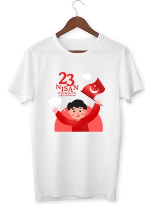 Yapo Ticaret 23 Nisan Tişörtü 23 Nisan Bayram T-Shirt 23 Nisan Baskılı Tişört