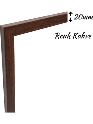 mixefor 50CM X70CM Ölçü Boş Çerçeve -Poster Fotoğraf Resim Çerçevesi Ön Yüzey Antireflektif