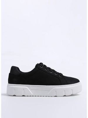 Timberland Siyah Kadın Deri Sneaker TB0A63FVW051_LOW Lace Up