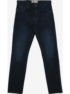 Lee Cooper Jagger Normal Bel Dar Kesim Düz Paça Mavi Erkek Jean Pantolon