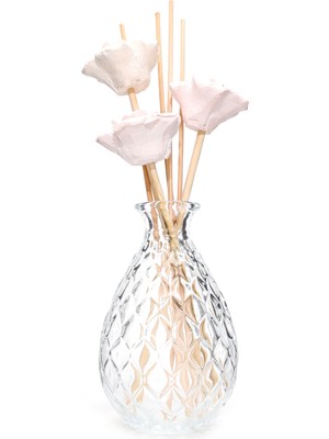 Missi 200 ml Rölyef Cam Şişe Yasemin Sandal Oda Kokusu