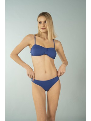 Estiva Luplu Straplez Bikini Takımı - Saks