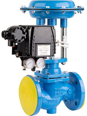 Unox Dn 80 2 Yollu Pozisyonerli Pnömatik Oransal Kontrol Vanası