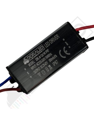 Dora Led 8-12X1W 350Ma 25-42V Power Led Driver IP67 Power Led Sürücü