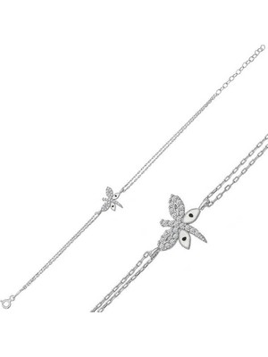 Serra Jewels ​Gümüş Yusufçuk Kadın Bileklik