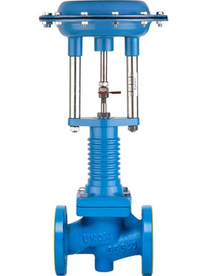 Unox DN15 2 Yollu Pnömatik On-Off Kızgın Yağ Vanası