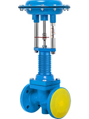 Unox DN25 2 Yollu Pnömatik On-Off Kızgın Yağ Vanası