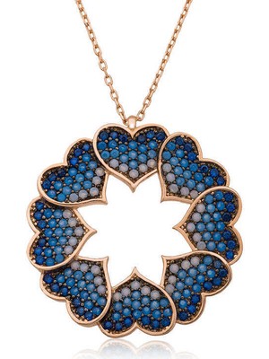 Serra Jewels ​Gümüş Kalp Çemberi Bayan Kolye