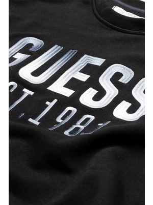 Guess Erkek Siyah Sweatshirt