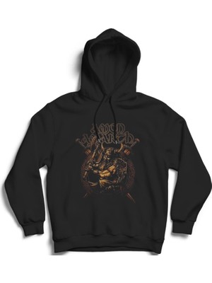 The Fame Amon Amarth, Viking Attack, Rock Metal Müzik Grubu Kapüşonlu Sweatshirt Hoodie