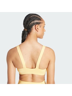 Adidas IU1672 All Me Luxe Medıum-Support Bra Sarı