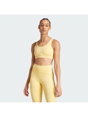 Adidas IU1672 All Me Luxe Medıum-Support Bra Sarı