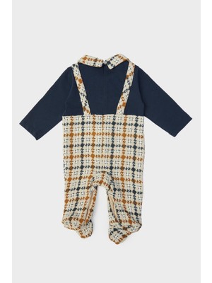 Layette Erkek Bebek Desenli Tulum 23FW0LT8803