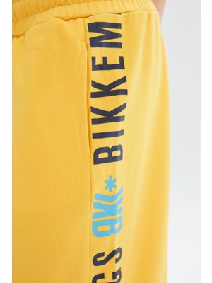 Bikkembergs  Erkek Çocuk Sarı Şort 23SS0BK1528