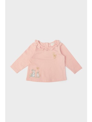 Layette  Kız Bebek Pembe T-Shirt 23FW0LT7501