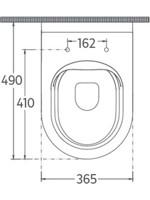 Isvea Soluzione Xl Compact Rimless Asma Klozet