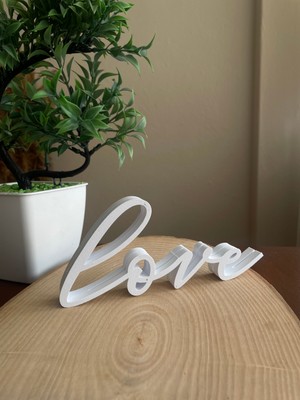 The Plasti Love Yazılı Fotoğraf Tutucu Çerçeve