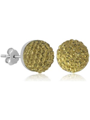 Serra Jewels Gümüş Kristal Çivili Kadın Küpe