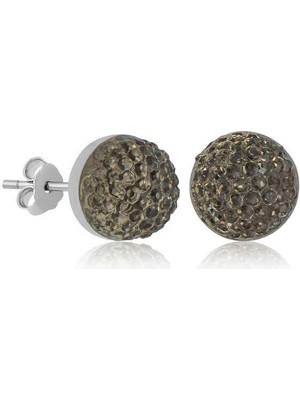 Serra Jewels Gümüş Kristal Çivili Kadın Küpe