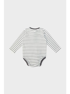 Layette Erkek Bebek Çizgili Body 23FW0LT8502