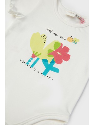 Layette Kız Bebek Beyaz Body