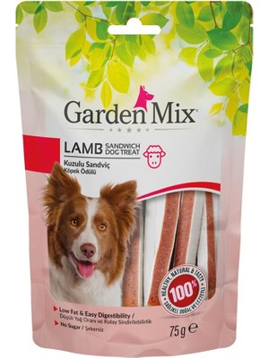 Garden Mix Kuzulu Sandviç Köpek Ödülü 75 gr Eğitim Amaçlı Lezzetli