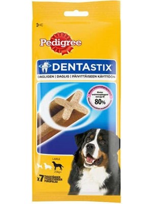 Pedigree Dentastix 7 Çubuk 270 g Büyük Köpekler İçin Sağlıklı Diş Temizleme Ödülü