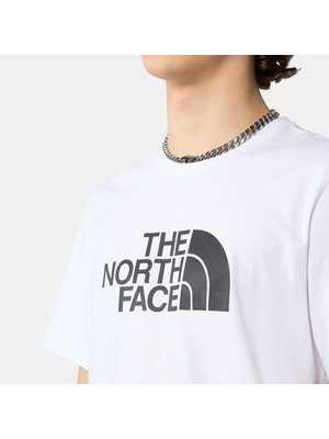 The North Face Easy Erkek Beyaz Tişört (NF0A87N5FN41)