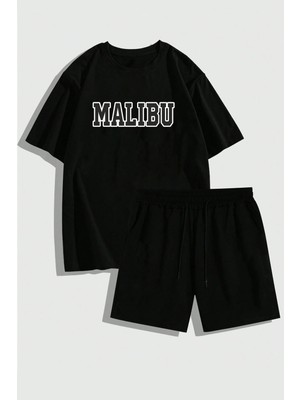 Only Trend Wear Unisex Malibu Baskılı Şort Takım