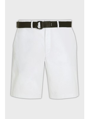 Calvin Klein Organik Pamuklu Kemerli Cepli Slim Fit Short K10K111788YAF Erkek Short K10K111788 Yaf