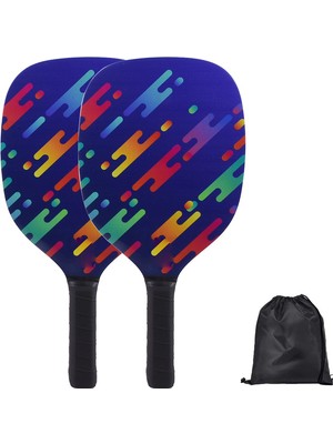 Gui Xulian Pickleball Kürekler, Ergonomik Yastık Tutamaklı Ahşap Pickleball Kürekler ile Pickleball Seti, Erkekler Kadınlar Için Hediyeler A (Yurt Dışından)