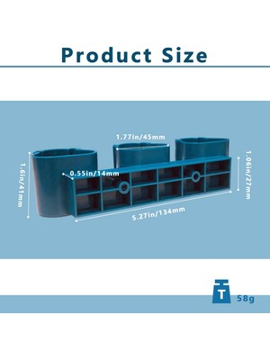 Silhouette Ma-Kita/-Ch/ 12 V Pil Tutucu Duvar Montajı, Güç Pil Kapağı Düzenleyici Için 2'li Paket Pil Tutucu (Yurt Dışından)