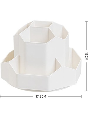 Silhouette Dönen Kalem Tutucu Kalem Organizatörleri, 9 Yuvalı 360 Derece Dönen Kalem Kalem Masası Düzenleyicileri, Masaüstü Organizatörleri (Beyaz) (Yurt Dışından)