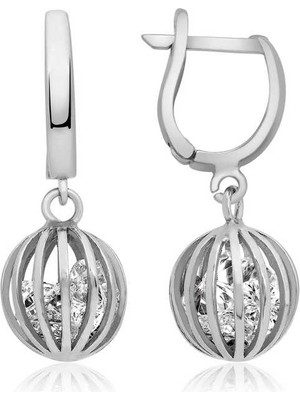 Aya Diamond ​gümüş Taşlı Küre Küpe