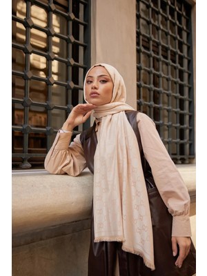 Ralcuop Kırışmayan Ütü Gerektirmeyen G Desen Çift Taraflı Ipek Kaşmir Şal