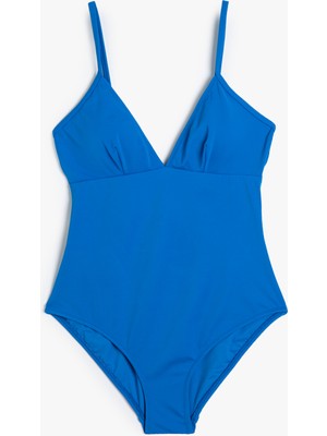 Koton Ince Askılı Mayo V Yaka Kaplı