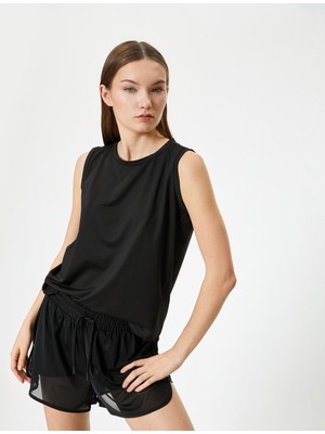 Koton Spor Basic Atlet Bisiklet Yaka Rahat Kalıp