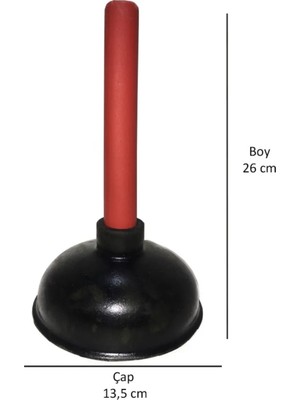 Bahyap Kauçuk Tuvalet Lavabo Klozet Pompası - Küçük Boy