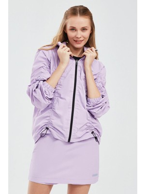 Skechers Micro Collection W Hooded Jacket Kadın Lila Mont S241094-505