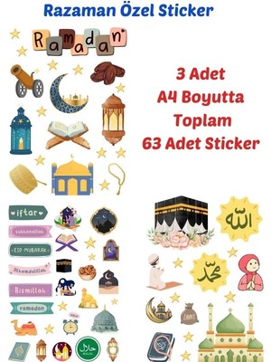 Öğrence Gezegeni Ramazan Temalı Sticker