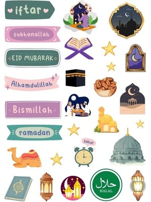 Öğrence Gezegeni Ramazan Temalı Sticker