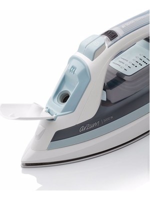 Buharlı AR6018 Health Tech Mavi Buharlı Ütü Seramik 2 Yıl 0-100 200-300 Resmi Distribütör Garantili