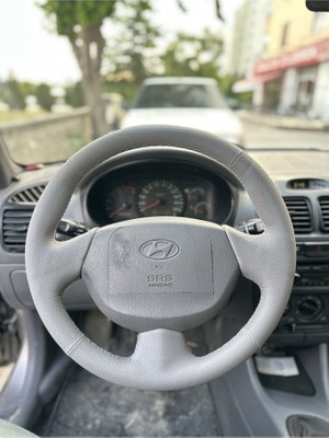 Hyundai Accent Uyumlu Admira Araca Özel Direksiyon Kılıfı Gri
