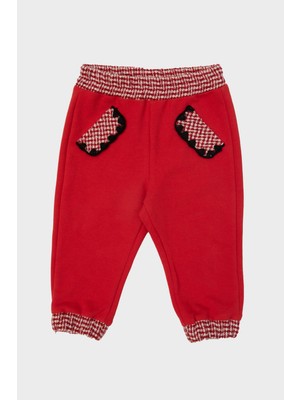 BG Baby Kız Bebek Kırmızı Eşofman Altı 23PfwBG2202