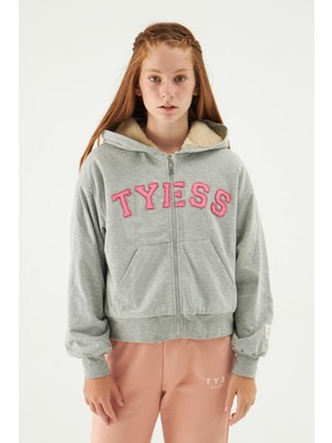 Tyess  Kız Çocuk Gri Sweatshirt 22PFWTJ4408