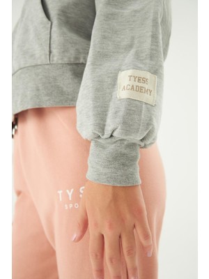 Tyess  Kız Çocuk Gri Sweatshirt 22PFWTJ4408