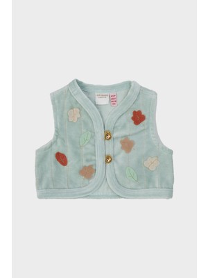 Layette Kız Bebek Yeşil Yelek 22FW0LT7701