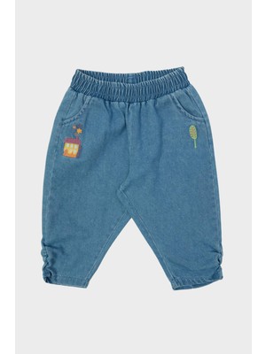 Gb Baby Layette Kız Bebek Denim Pantolon 23PFWBG2240
