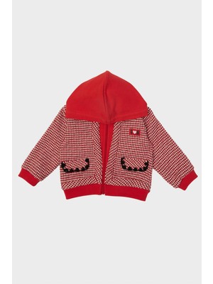 BG Baby Kız Bebek Ekose Eşofman Üstü 23PfwBG2402