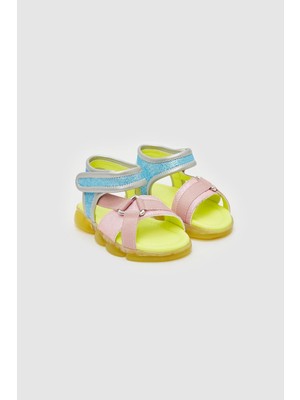 BG Baby Kız Bebek Pembe Sandalet 22SS0BG2044